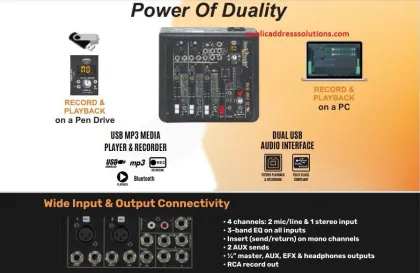 Studiomaster ORB-402SC 4-Channel Analog Sound Mixer - image 4