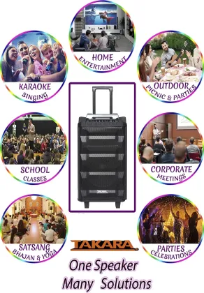 Takara T-7112 120 W Portable PA System - image 6