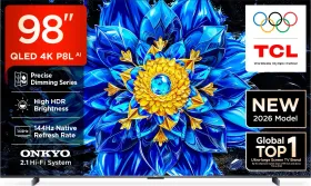 TCL P8L 98 inch Ultra HD 4K Smart QLED TV (98P8L)