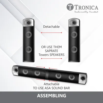 Tronica Folk Audio Comet 85W DigniFi Bluetooth Home Theater - image 4