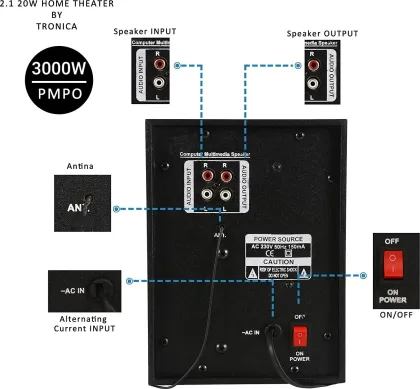 Tronica Republic Series 30W Bluetooth Home Theatre - image 3