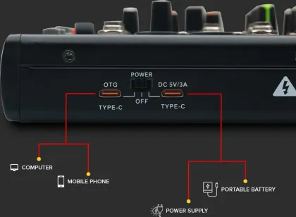 Xtreme Acoustics XAAM08 8 Channel Sound Mixer - image 8