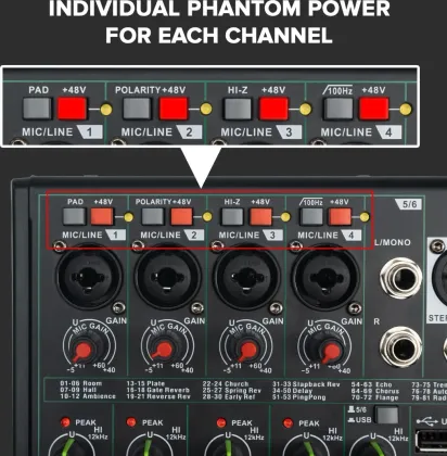Xtreme Acoustics XAAM08 8 Channel Sound Mixer - image 4