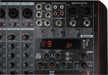 Xtreme Acoustics XAM1202 12 Channel Analog Sound Mixer - image 5