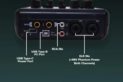 Xtreme Acoustics XAMX42 4-Channel Analog Sound Mixer - image 6