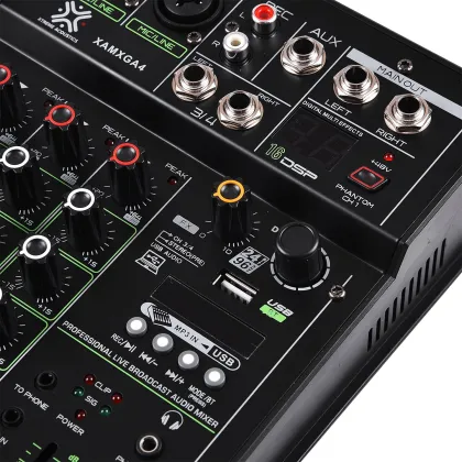 Xtreme Acoustics XAMXGA4 4 Channel Analog Sound Mixer - image 5