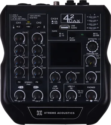 Xtreme Acoustics XAMX42 4-Channel Analog Sound Mixer - image 2