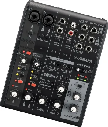 Yamaha AG06 MK2 Black 6-Channel Mixer - image 3