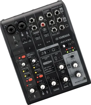 Yamaha AG06 MK2 Black 6-Channel Mixer - image 4