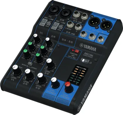 Yamaha MG06 6-Channel Analog Mixer - image 3