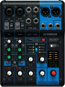 Yamaha MG06X 6 Channel Sound Mixer - image 1