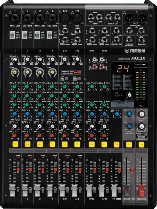 Yamaha MG12X 12 Channel Mixing Console - image 2