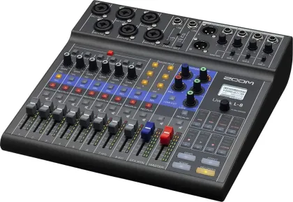 Zoom LiveTrak L-8 8 Channel Digital Mixer - image 4